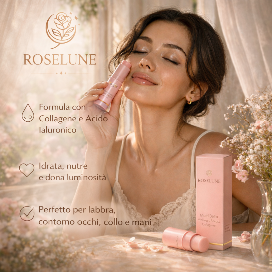 ROSELUNE Stick Rimpolpante Multiuso al Collagene™